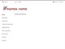 Tablet Screenshot of empresshome.com